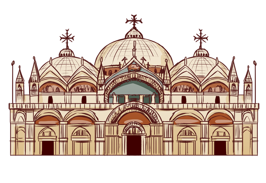 イタリアの大聖堂。世界遺産。